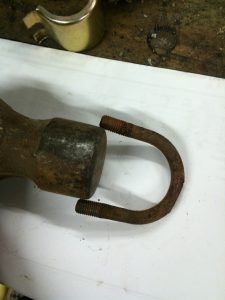 Find something exactly the inside-size of the old U Bolt