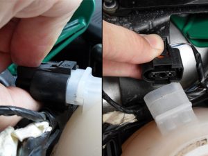 Disconnect the level sensor teminal
