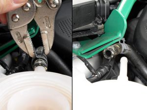 Remove overflow pipe