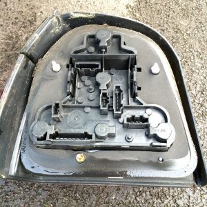 Removed taillight showing old leaking seal gasket