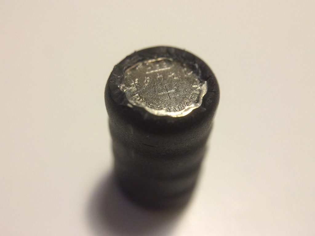 Homemade 6v conlog battery from AG3 button cells - positive