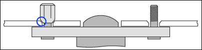 Diagram showing lug centric rim in relation to lugs and hub